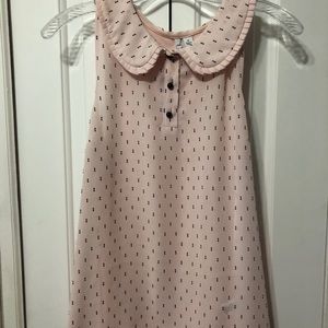 Pink Tank with Collar